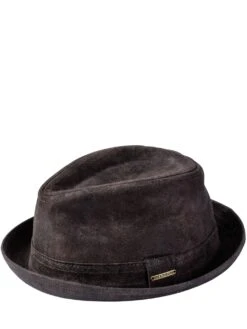 Leder-Trilby -Modekleidung Geschäft EC29 7134 FA 1