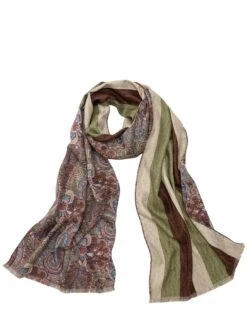 Zwei-Welten-Seidenschal -Modekleidung Geschäft EC29 7966 DG 1